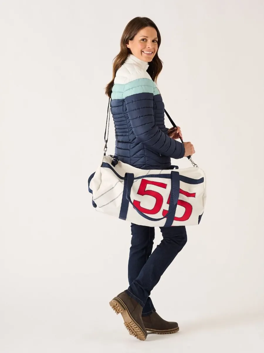 white_and_red_small_barre_4.webp Quba & Co White And Red Small Barrel Bag - Reef Clearance