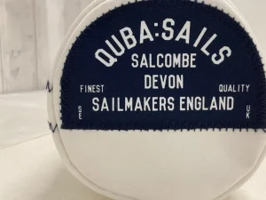 Quba & Co White Barrel Wash Bag - Bosan Sale