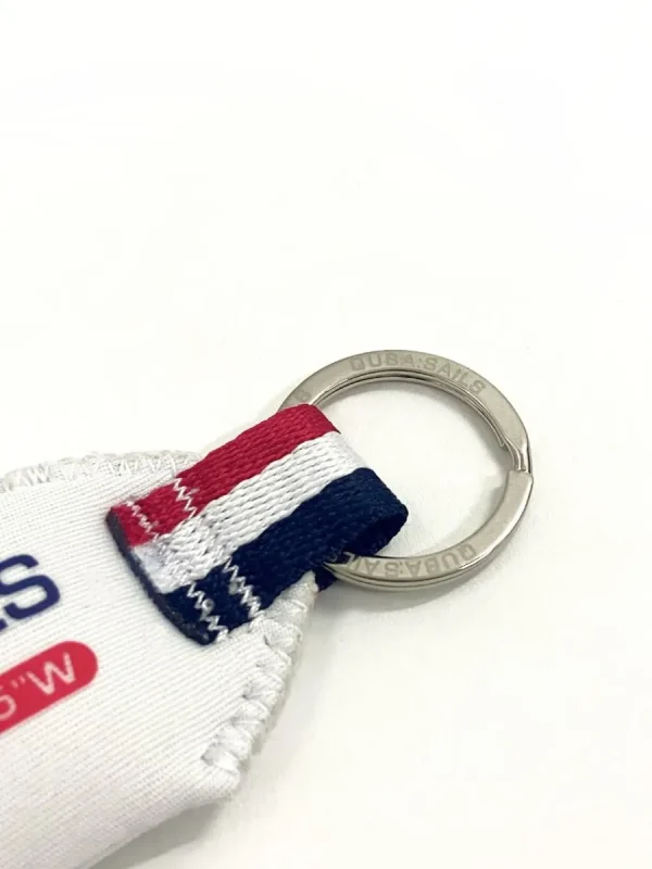 Quba & Co White Floating Keyring - Finney Best