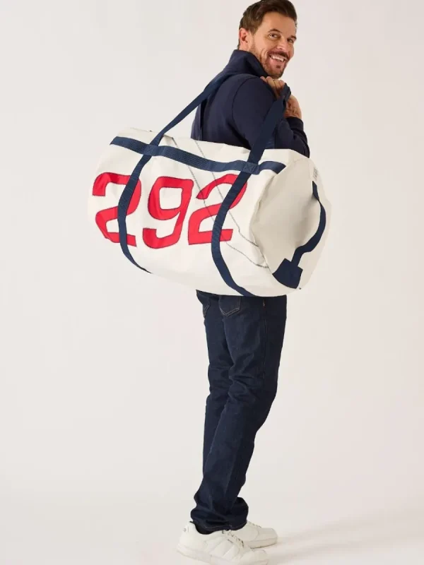 Quba & Co White Large Rudder Bag - Hailing Fashion