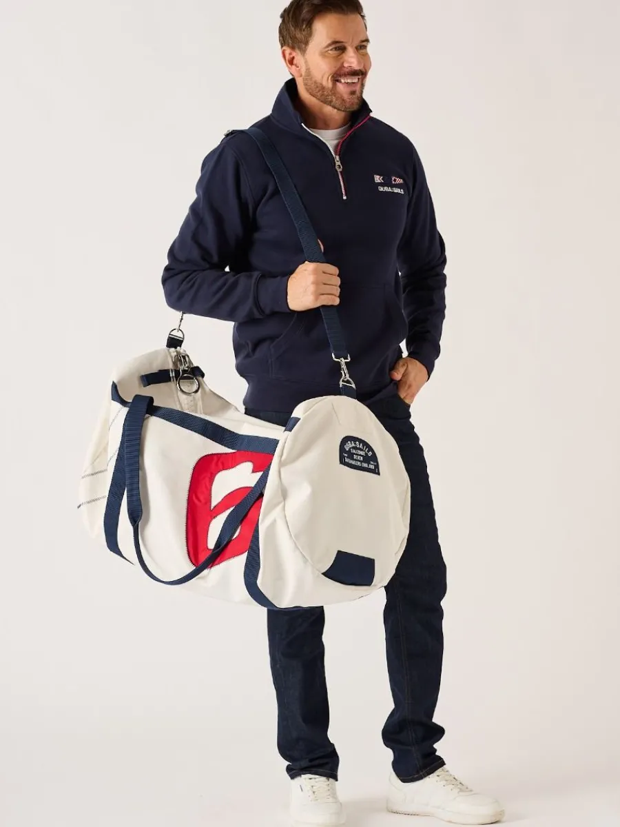 white_large_rudder_bag__h_4.webp Quba & Co White Large Rudder Bag - Hailing Fashion