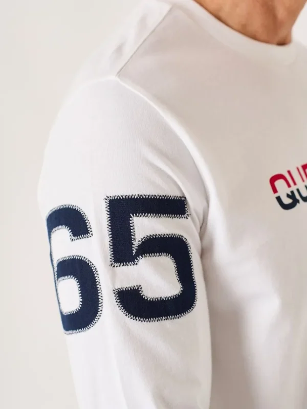 Quba & Co White Long Sleeve X-Series T-Shirt - Louiston Sale