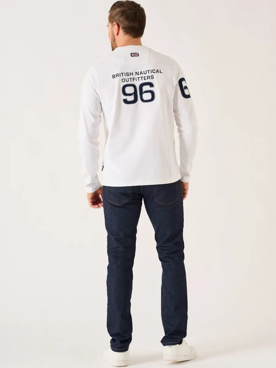 white_long_sleeve_xseries_8.webp Quba & Co White Long Sleeve X-Series T-Shirt - Louiston Sale