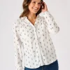 Quba & Co White Long Sleeved Penguin Print Shirt - Dullin Discount