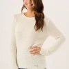 Quba & Co White Pearl Stitch Cotton Knitted Jumper - Skylar Sale