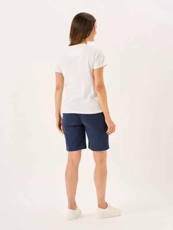 Quba & Co White Quba And Co Coral Design Short Sleeved T-Shirt - Collina Clearance