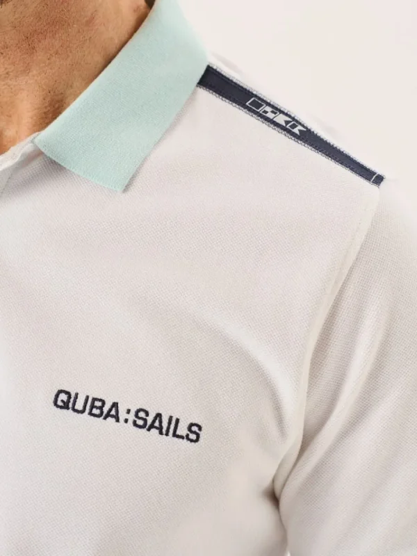 Quba & Co White Quba And Co X-Series Polo Shirt - Tandy New