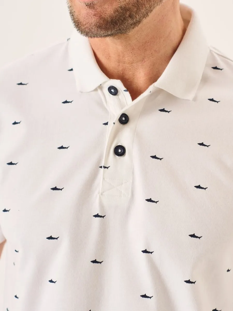 white_shark_polo_shirt__s_1.webp Quba & Co White Shark Polo Shirt - Sean Best