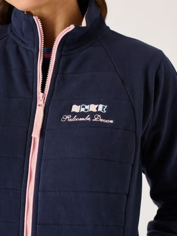 Quba & Co Wilter X-Series Zip Through Fleece in Navy Sale