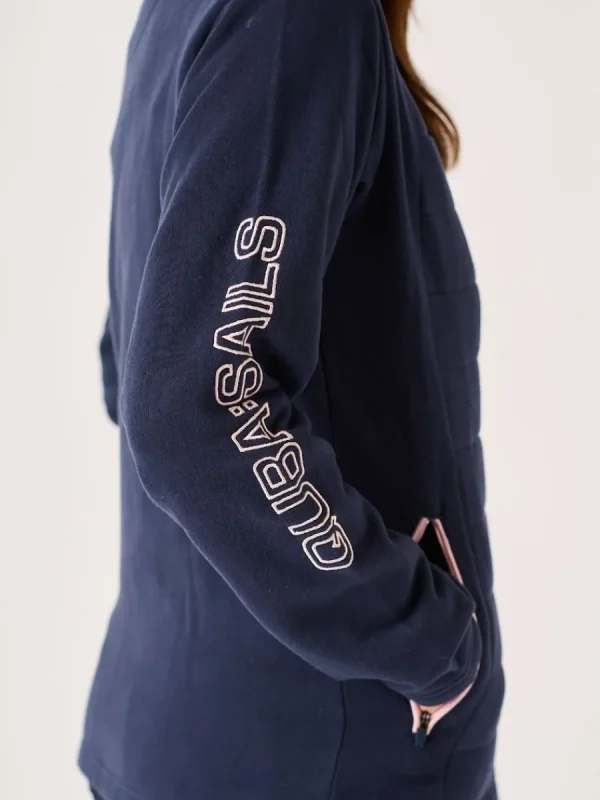 Quba & Co Wilter X-Series Zip Through Fleece in Navy Sale