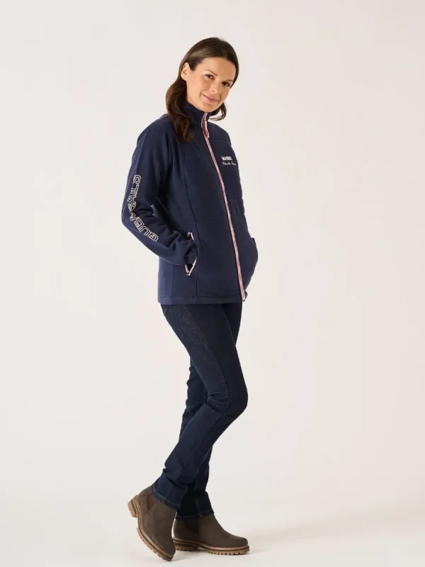 Quba & Co Wilter X-Series Zip Through Fleece in Navy Sale