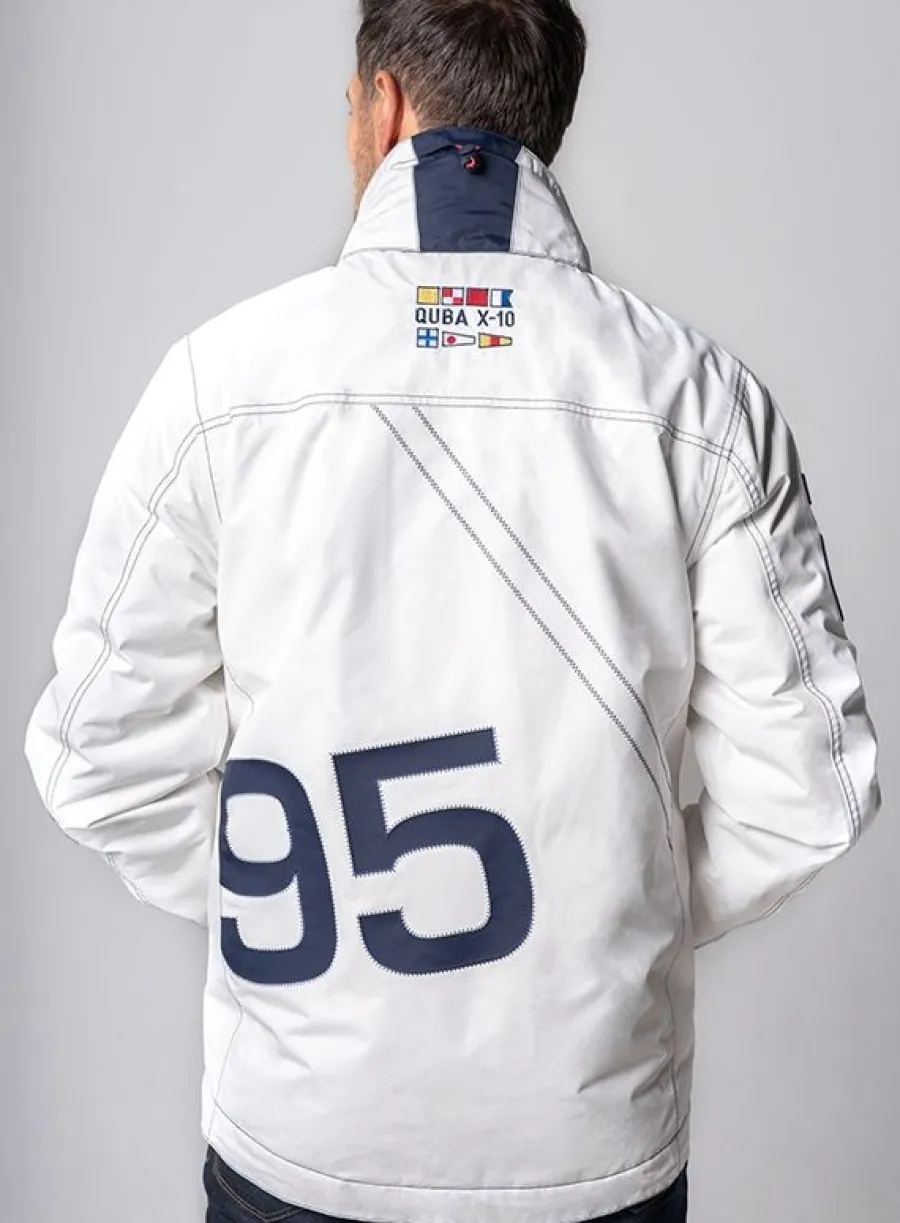 x_heritage_mens_technical_1.webp Quba & Co X10 Heritage Mens Technical Sailing Jacket in White Outlet