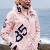 Quba & Co X10 Heritage Women Technical Sailing Jacket in Pink Fashion