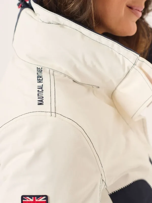 Quba & Co X-10 Ladies Heritage Jacket White New Edition Discount