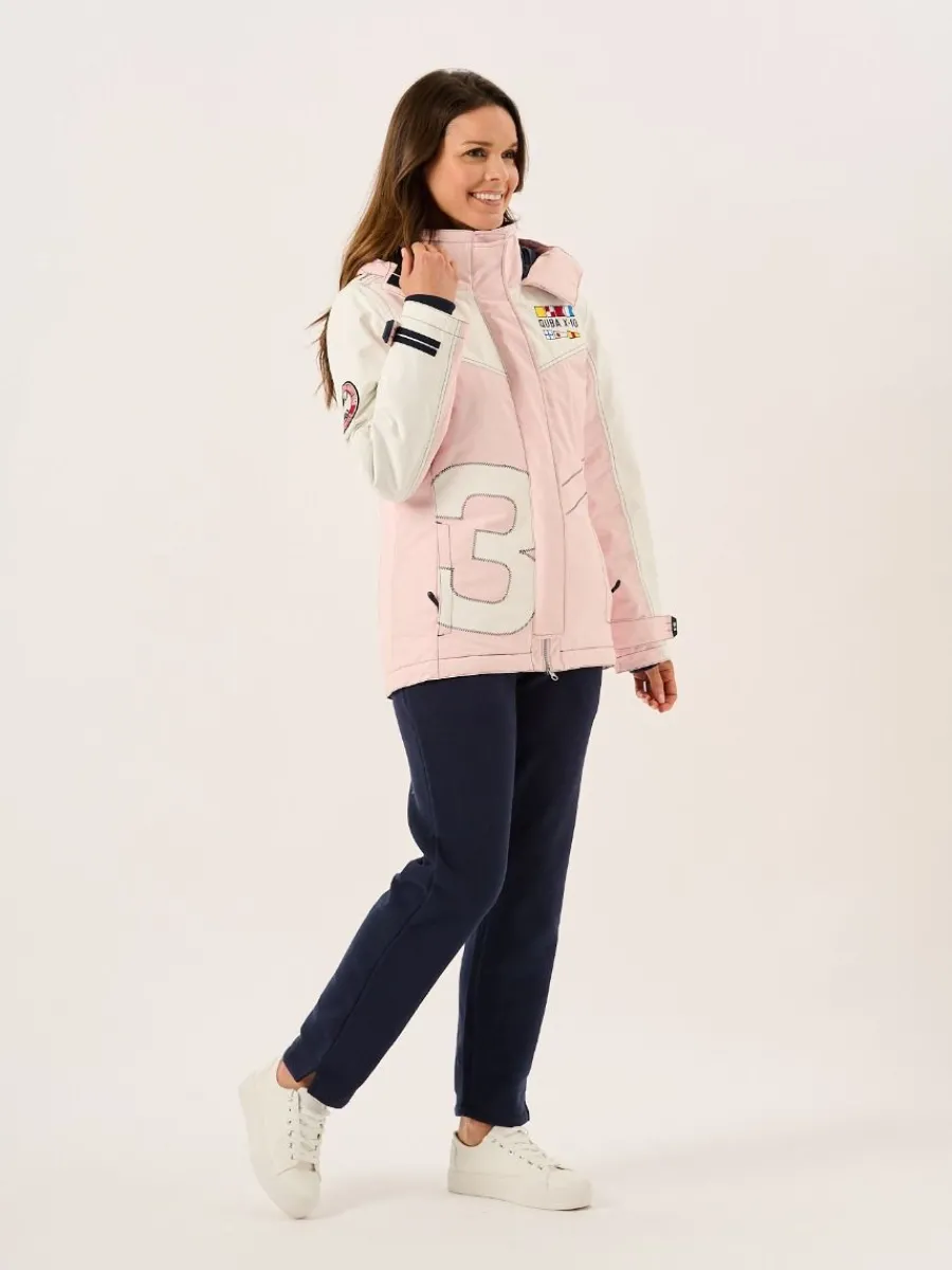 x_ladies_heritage_jacket__4.webp Quba & Co X-10 Ladies Heritage Jacket Pink And White New Edition Hot