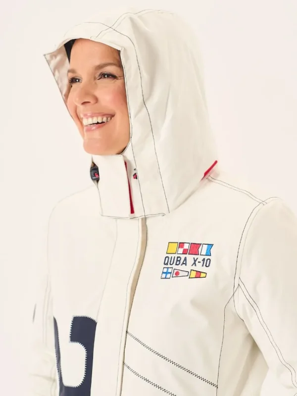 Quba & Co X-10 Ladies Heritage Jacket White New Edition Discount
