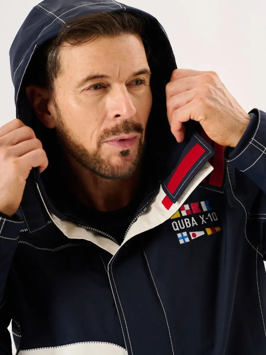 Quba & Co X-10 Mens Heritage Jacket Dark Navy New Edition Sale