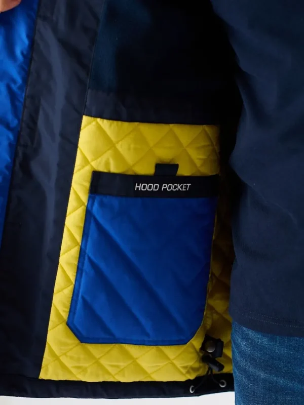 Quba & Co X-Series Navy and White Waterproof Sailing Jacket - Zermatt Hot